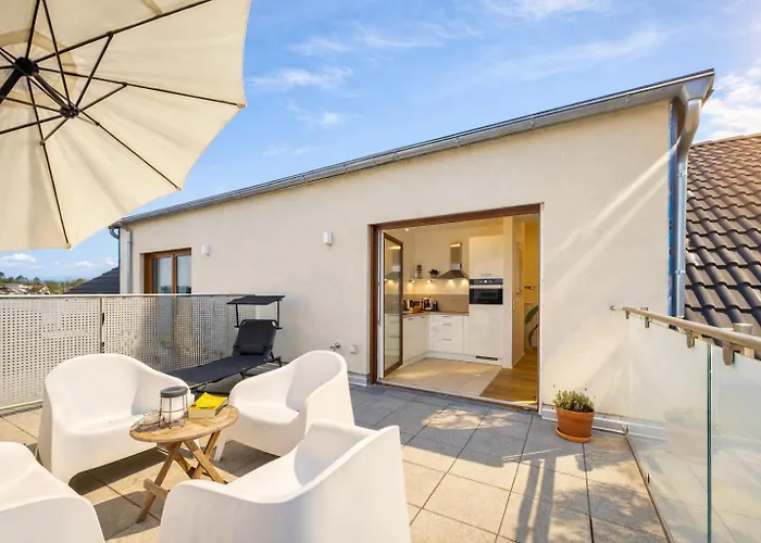 Apartmán Kstay Penthouse Mit Parkplatz Zentral In Eltville Eltville am Rhein